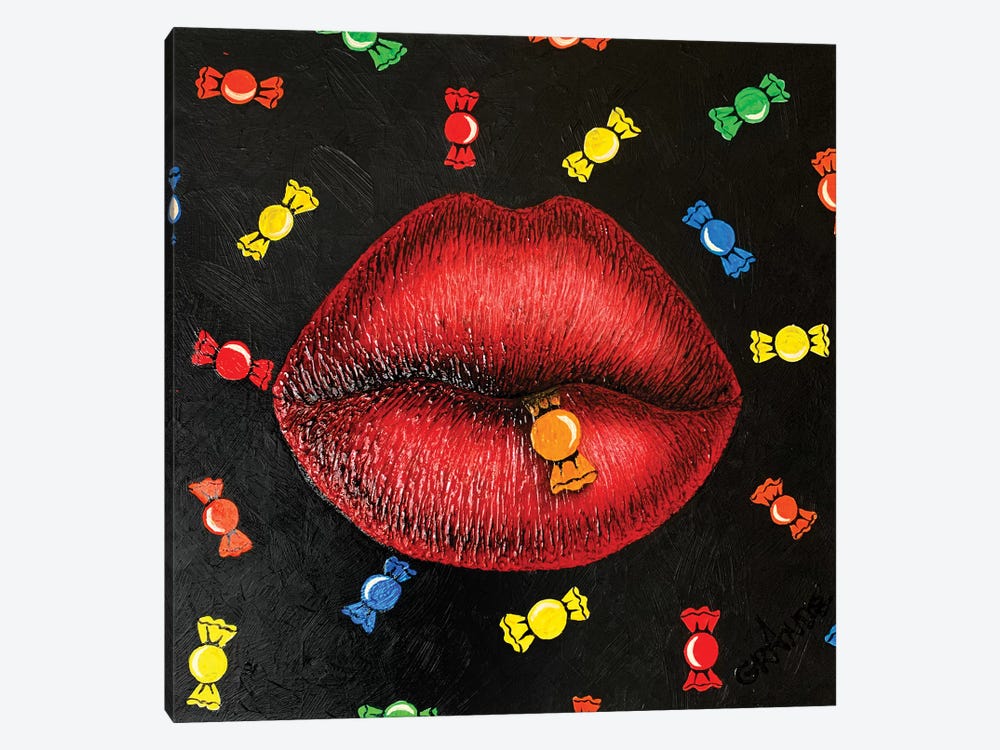 Sweet Lips by Alla GrAnde 1-piece Canvas Art
