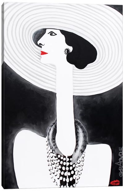 Coco Mit Hering II Canvas Art Print - Chanel Art