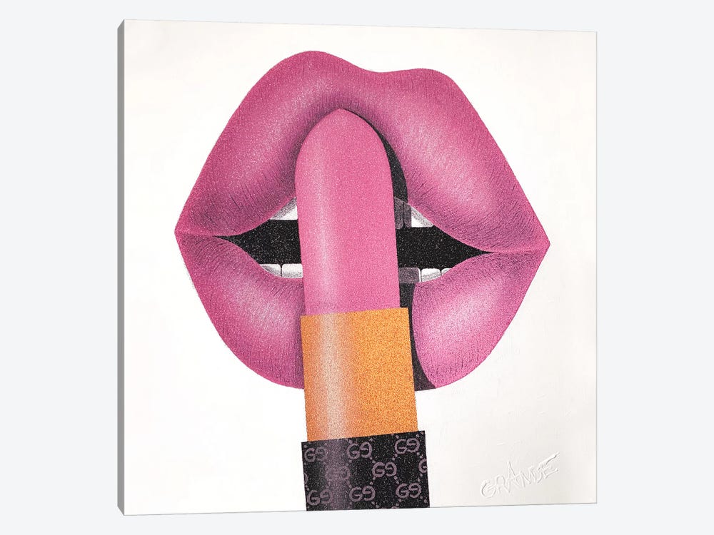 Love Gucci Lipstick by Alla GrAnde 1-piece Canvas Artwork