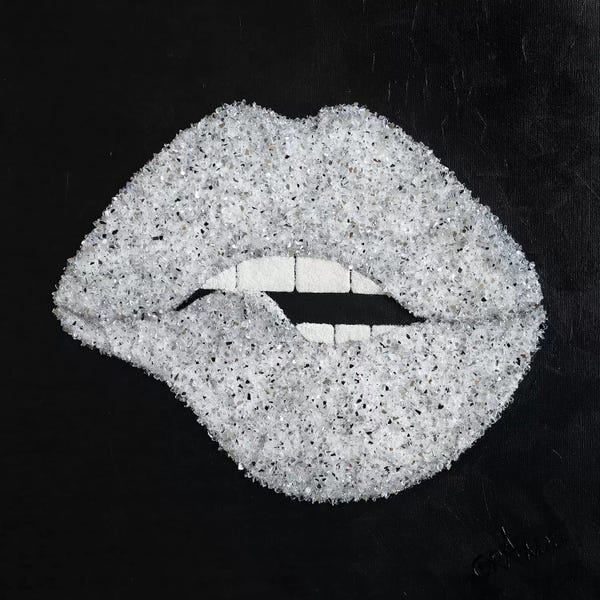 Glam Bedroom: Mirror Lips by Alla GrAnde