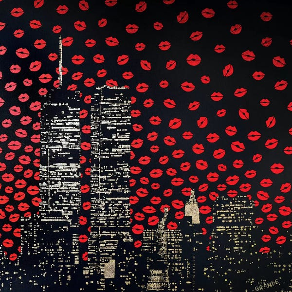 Lips: Love Kisses by Alla GrAnde