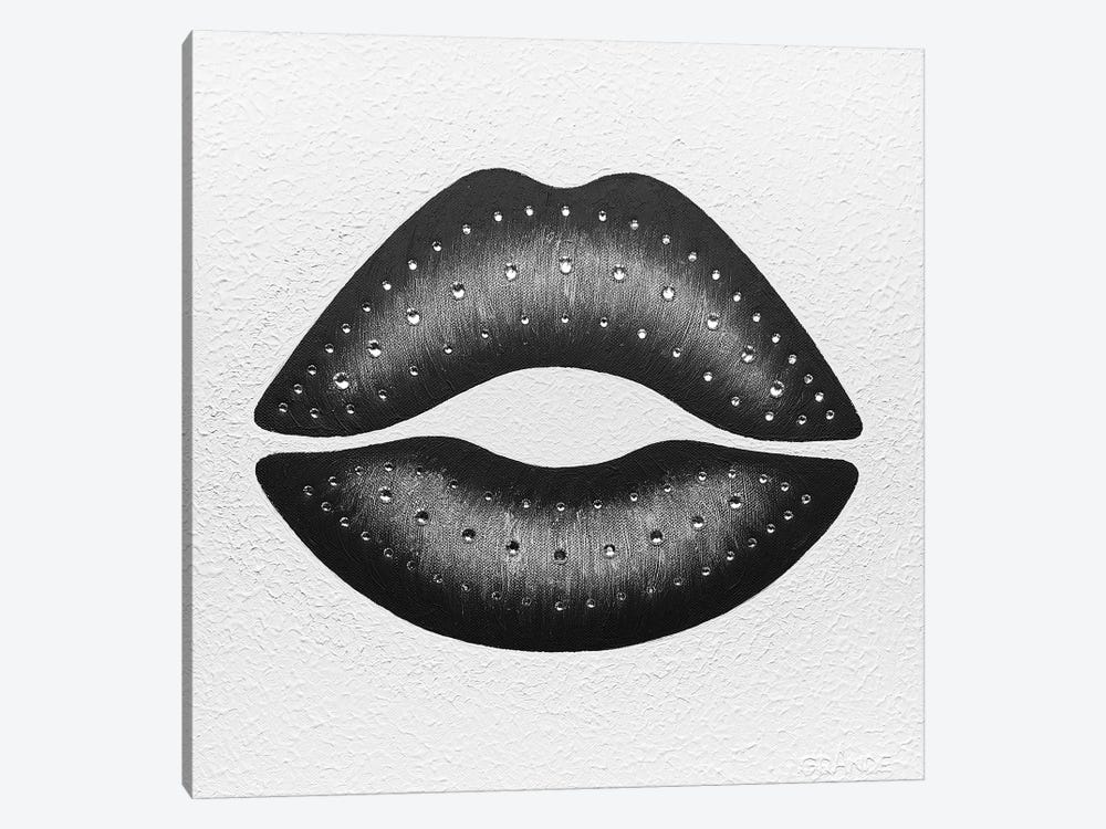 Diamond Chanel Lips by Alla GrAnde 1-piece Canvas Artwork