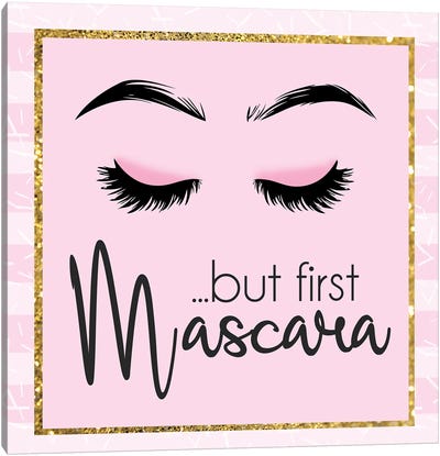 Glamour Mascara Canvas Art Print