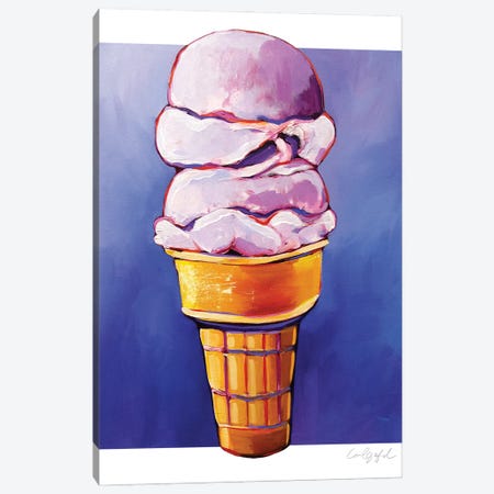 Electrically Heated Ice Cream Scoop Stretched Canvas Print