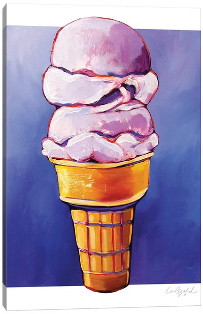 Ice Cream Skies Canvas Art Print - Ice Cream & Popsicle Art