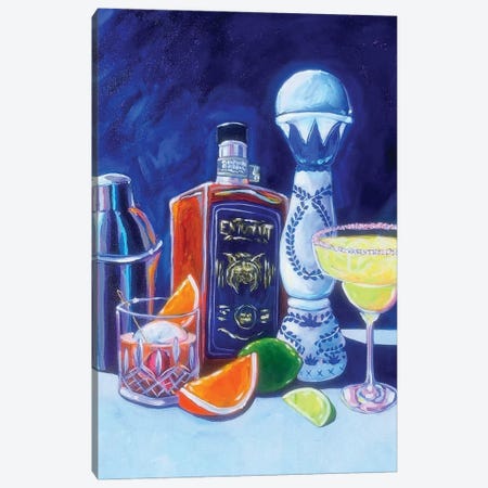 Margarita And Whiskey Canvas Print #LGF111} by Laurel Greenfield Canvas Artwork