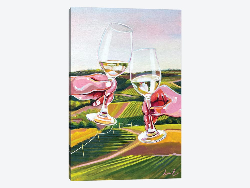 Wine Landscape by Laurel Greenfield 1-piece Canvas Wall Art