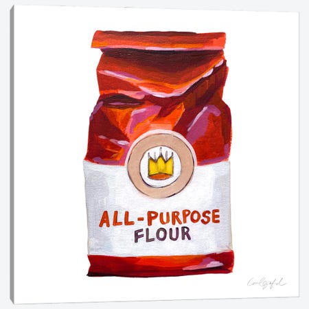 All Purpose Flour Canvas Print #LGF119} by Laurel Greenfield Canvas Art