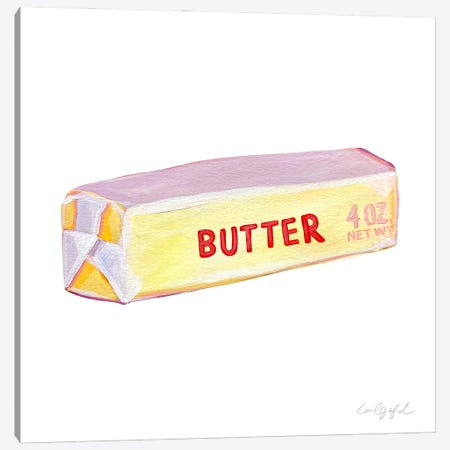 Stick Of Butter Canvas Print #LGF120} by Laurel Greenfield Canvas Print