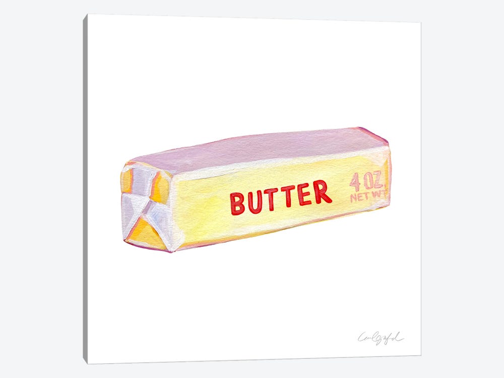 Stick Of Butter by Laurel Greenfield 1-piece Canvas Artwork