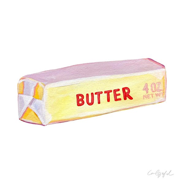 Laurel Greenfield: Stick Of Butter by Laurel Greenfield