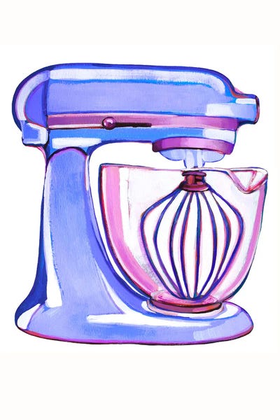 Similar To Wayne Thiebaud: Periwinkle Mixer by Laurel Greenfield