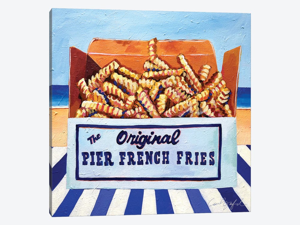 Pier Fries by Laurel Greenfield 1-piece Canvas Artwork