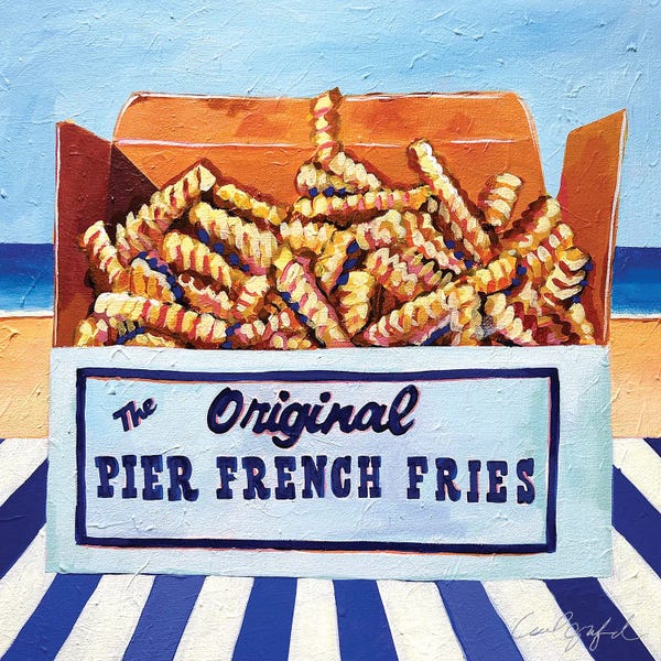 Laurel Greenfield: Pier Fries by Laurel Greenfield