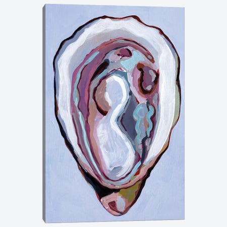 Oyster In Pastel Canvas Print #LGF130} by Laurel Greenfield Canvas Wall Art