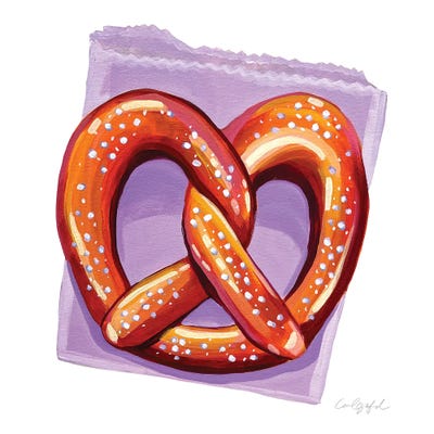 Pretzel by Laurel Greenfield metal wall art