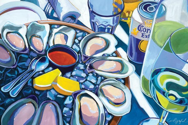 Oysters: Brix, Brine, And Corona by Laurel Greenfield