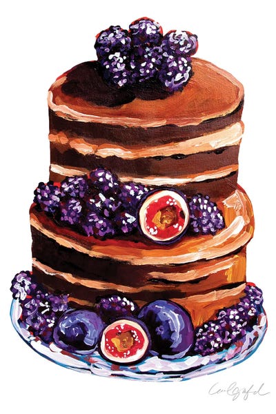 Laurel Greenfield: Blackberry Fig Cake by Laurel Greenfield