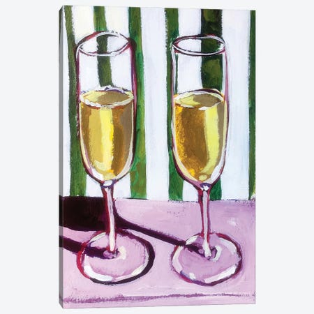 Champagne For Two Canvas Print #LGF1} by Laurel Greenfield Canvas Art