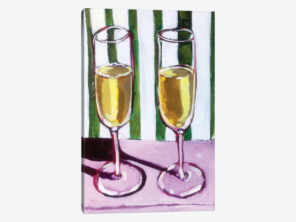 Champagne For Two by Laurel Greenfield 1-piece Canvas Art