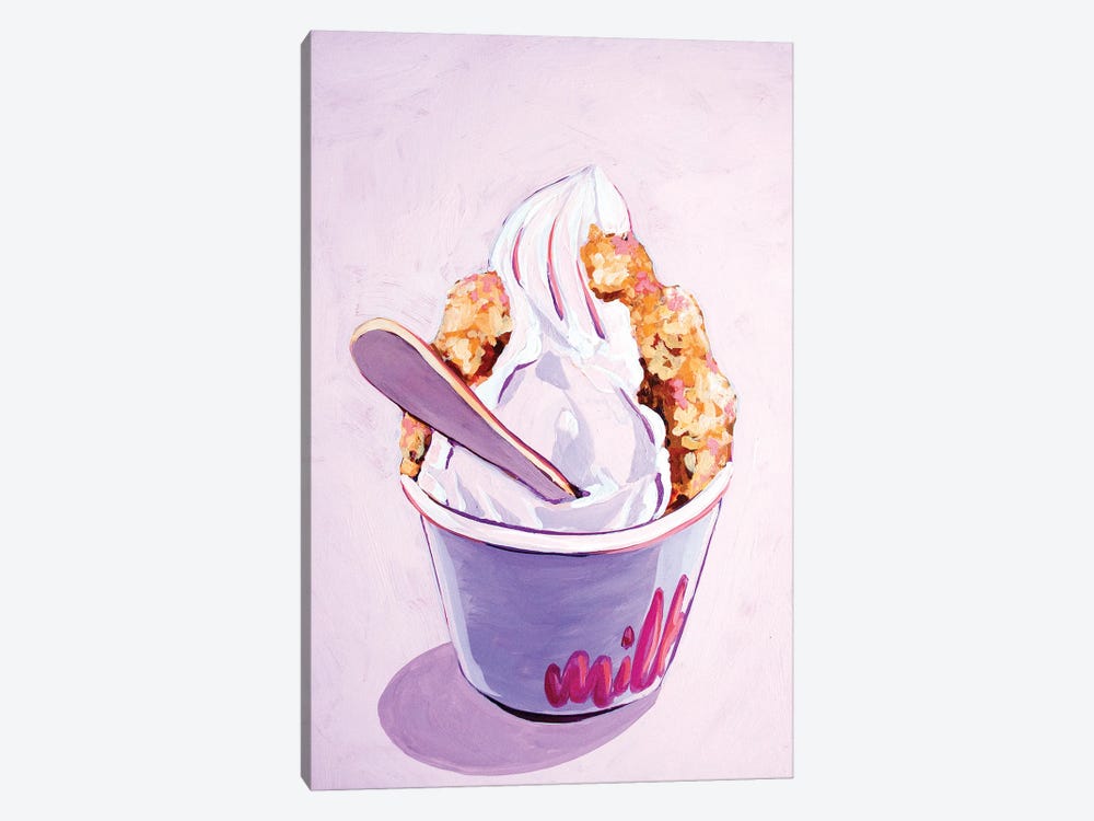 Milk Bar Cereal Milk Ice Cream by Laurel Greenfield 1-piece Canvas Art Print