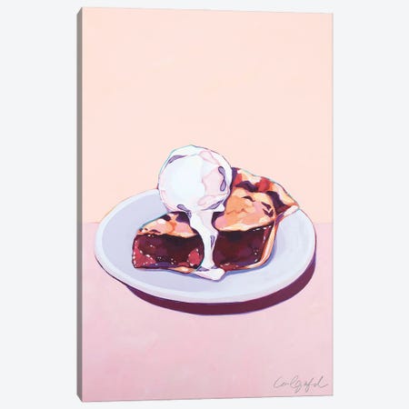 Cherry Pie A La Mode Canvas Print #LGF24} by Laurel Greenfield Canvas Artwork