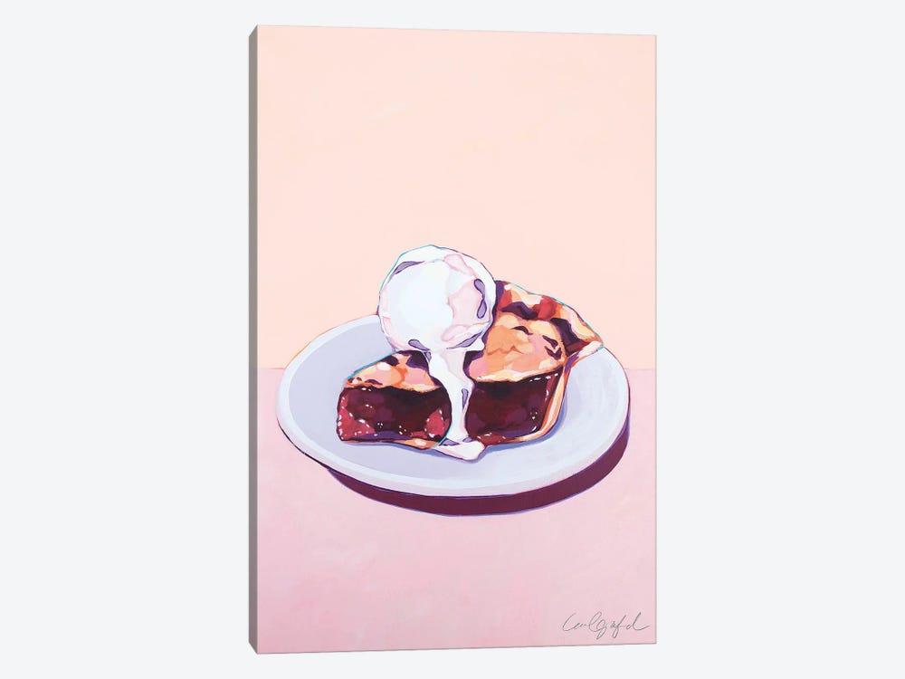 Cherry Pie A La Mode by Laurel Greenfield 1-piece Canvas Artwork