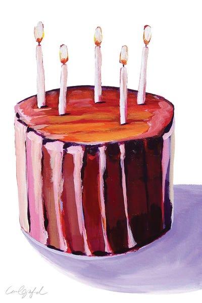 Laurel Greenfield: Chocolate Birthday Cake by Laurel Greenfield