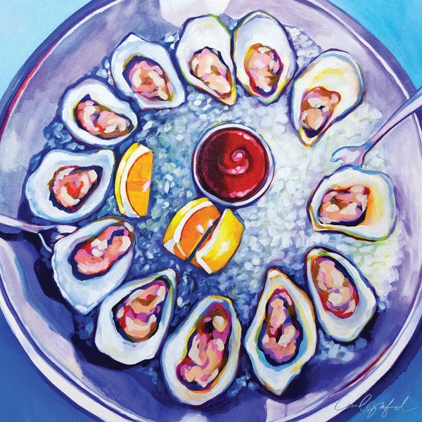 Laurel Greenfield: Dozen Oysters by Laurel Greenfield