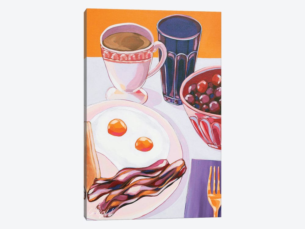Eggs And Bacon by Laurel Greenfield 1-piece Canvas Artwork