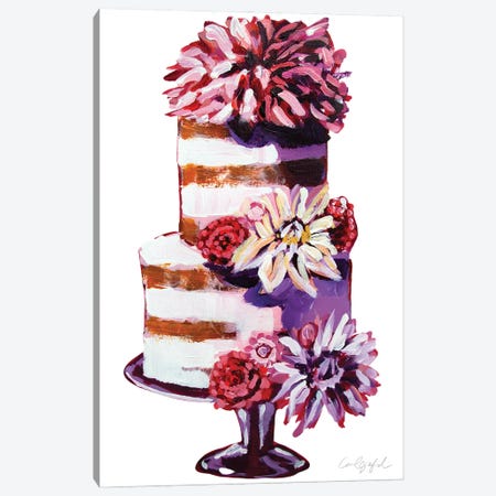 Binxy Flower Cake Canvas Print #LGF32} by Laurel Greenfield Canvas Art