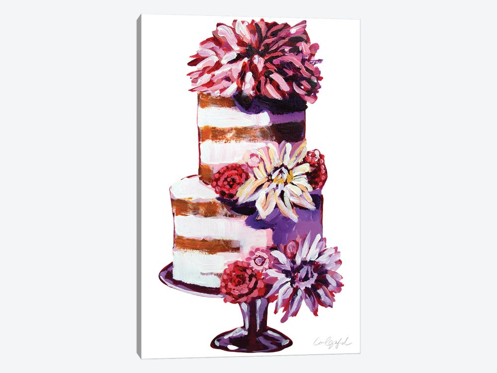 Binxy Flower Cake by Laurel Greenfield 1-piece Art Print