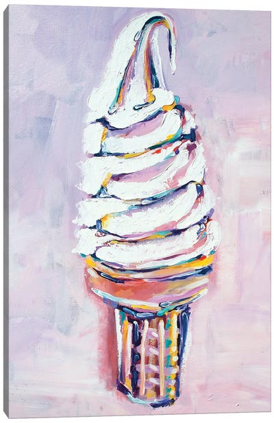 All She Wanted Was Ice Cream Canvas Art Print - Similar to Wayne Thiebaud