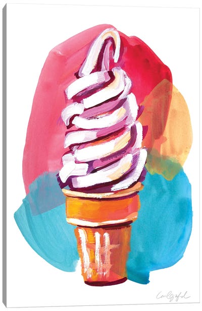Ice Cream In May I Canvas Art Print - Laurel Greenfield