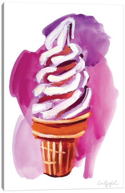 Ice Cream In May III Canvas Art Print - Ice Cream & Popsicle Art