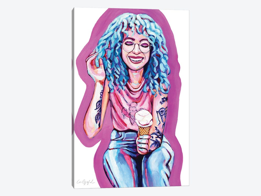 Ice Cream For Hannah by Laurel Greenfield 1-piece Art Print