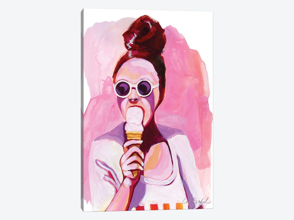 Ice Cream For Laurel by Laurel Greenfield 1-piece Canvas Artwork