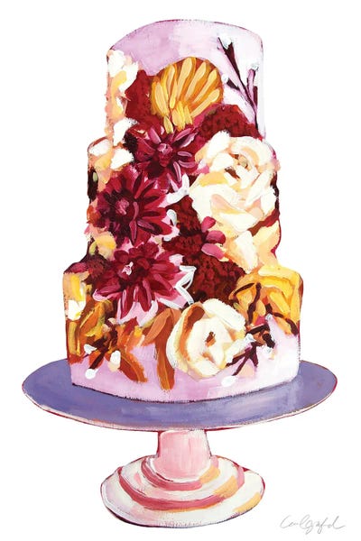 Laurel Greenfield: Icing Flowers Cake by Laurel Greenfield