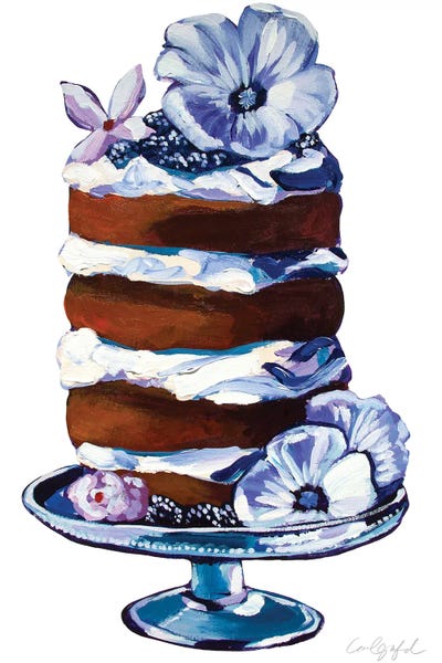 Laurel Greenfield: Blackberry Hibiscus Cake by Laurel Greenfield