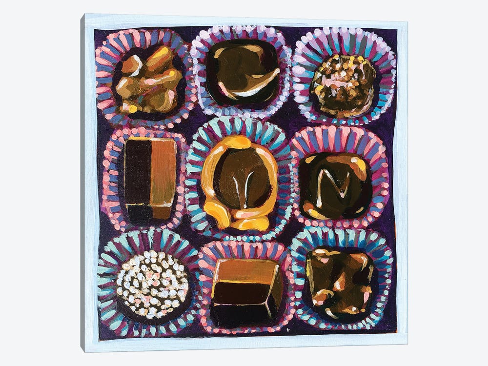 Box Of Chocolates by Laurel Greenfield 1-piece Canvas Art Print