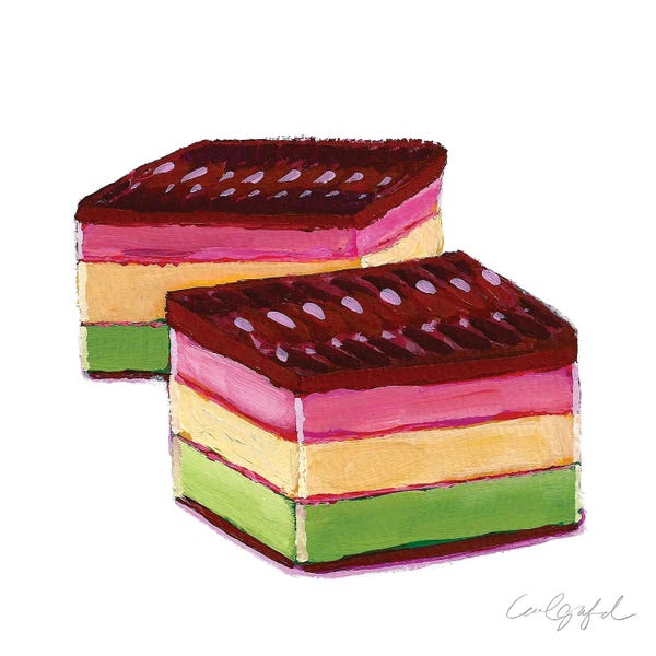 Similar To Wayne Thiebaud: Rainbow Cookies by Laurel Greenfield