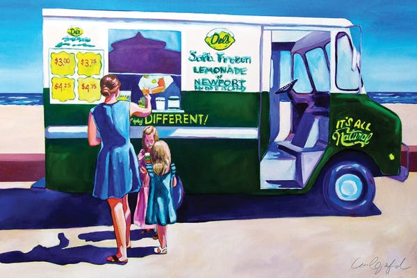 Laurel Greenfield: Dels Lemonade Truck by Laurel Greenfield