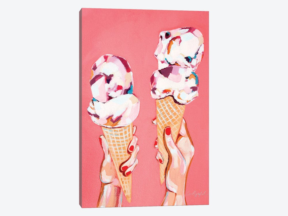 Love And Ice Cream by Laurel Greenfield 1-piece Canvas Art
