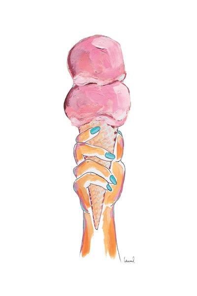Laurel Greenfield: Ice Cream HAnd II by Laurel Greenfield
