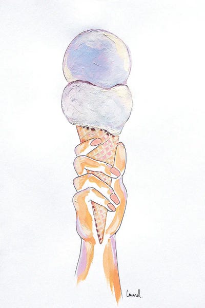 Laurel Greenfield: Ice Cream HAnd III by Laurel Greenfield