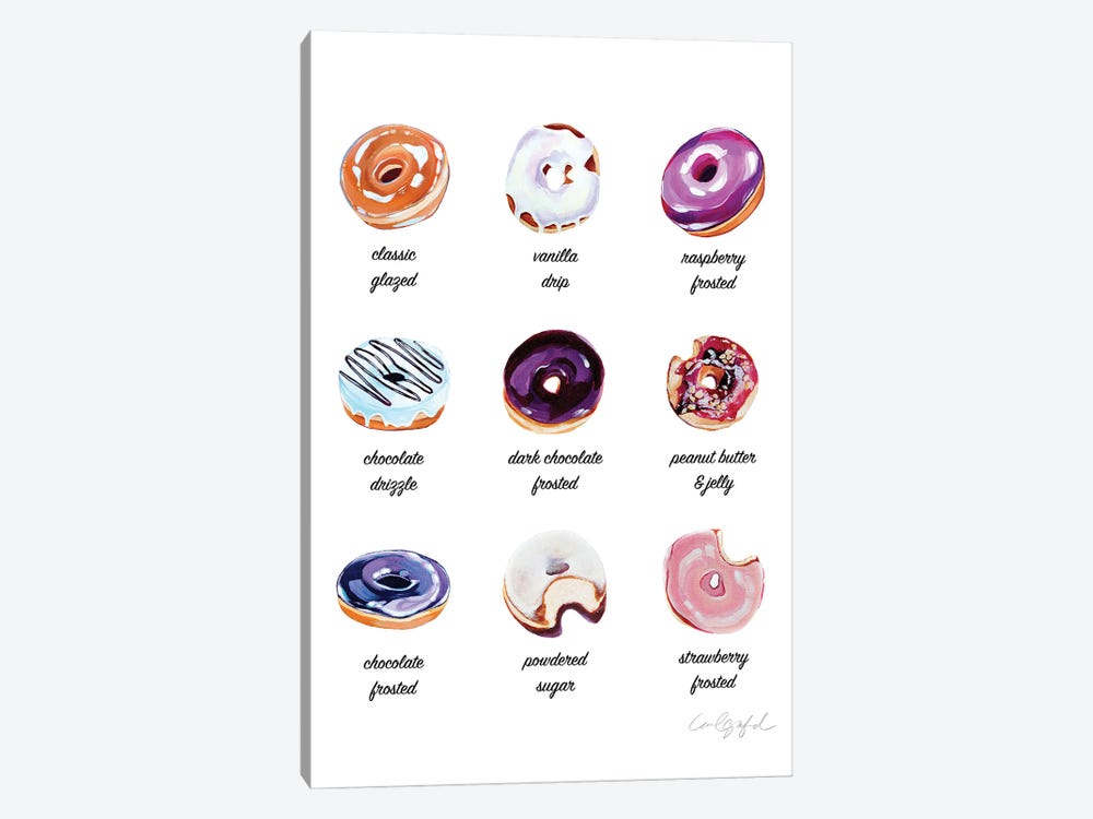 Donut Poster by Laurel Greenfield 1-piece Art Print