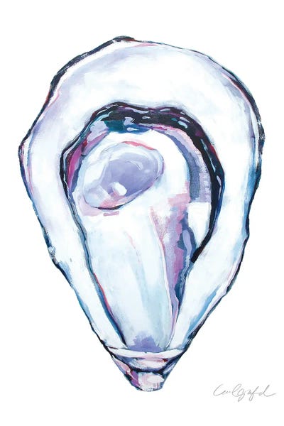 Oyster by Laurel Greenfield framed canvas print