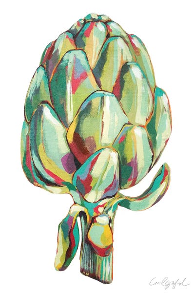 Laurel Greenfield: Green Artichoke by Laurel Greenfield