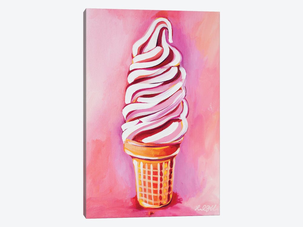 Pink Soft Serve by Laurel Greenfield 1-piece Canvas Art