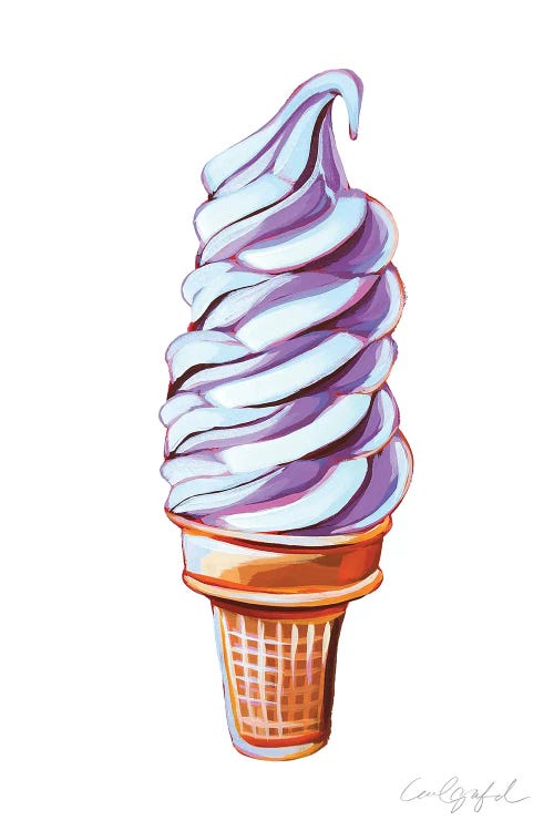 Purple Soft Serve